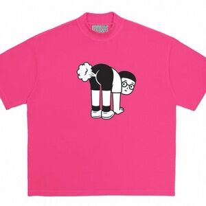 Vibrant Pink Graphic Tee